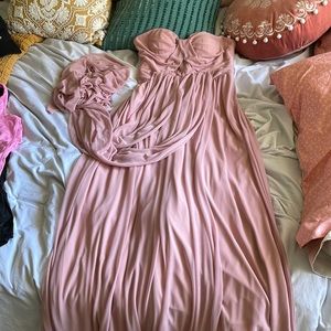 Birdy Grey light pink bridesmaid dress